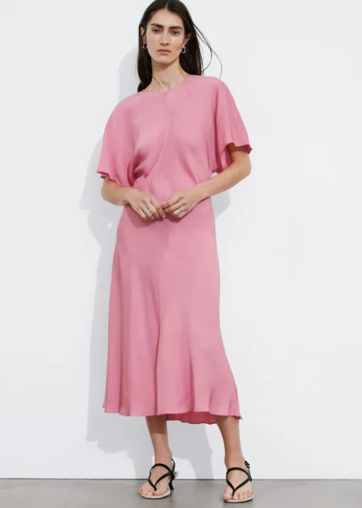 Robe Midi En Satin