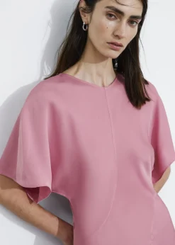 Robe Midi En Satin