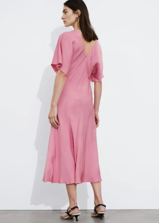 Robe Midi En Satin