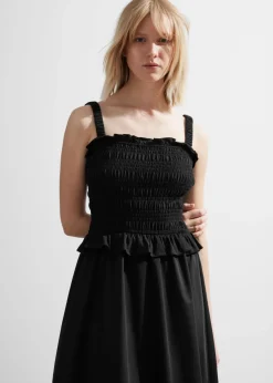 Robe Midi Froncée