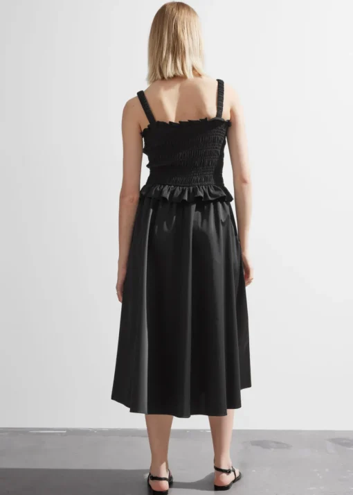 Robe Midi Froncée