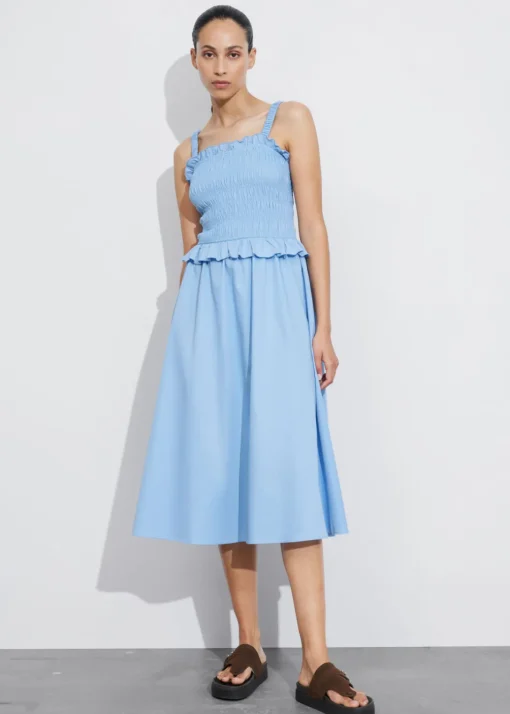 Robe Midi Froncée