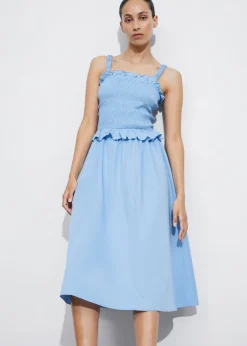 Robe Midi Froncée