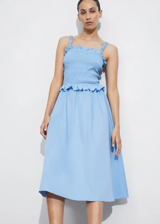 Robe Midi Froncée