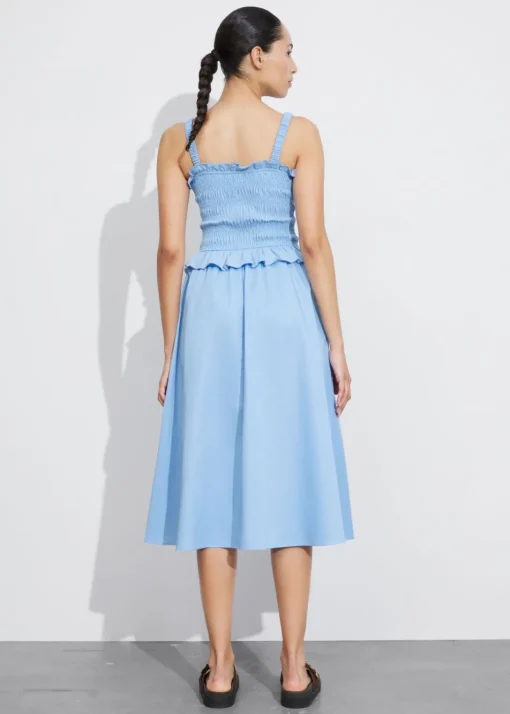 Robe Midi Froncée
