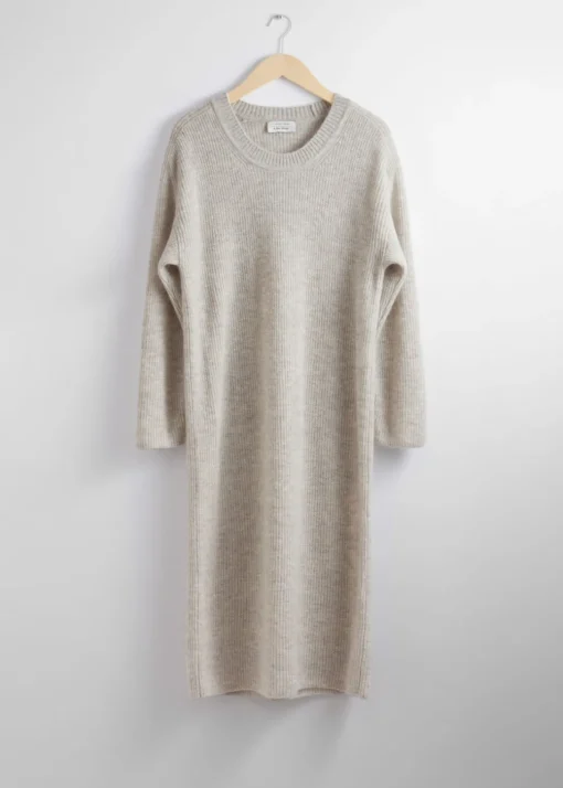 Robe Midi Oversize En Maille