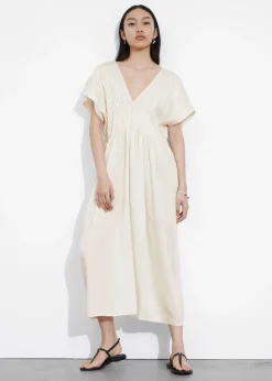 Robe Midi Plissée