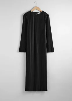 Robe Midi Plissée