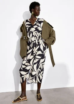 Robe Portefeuille à Col En V