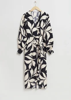 Robe Portefeuille à Col En V