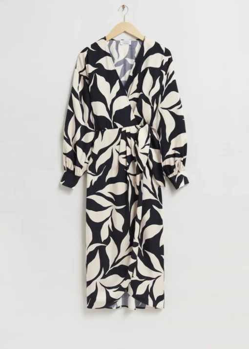 Robe Portefeuille à Col En V