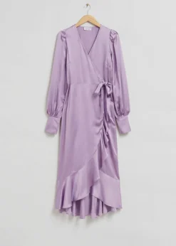 Robe Portefeuille à Volants