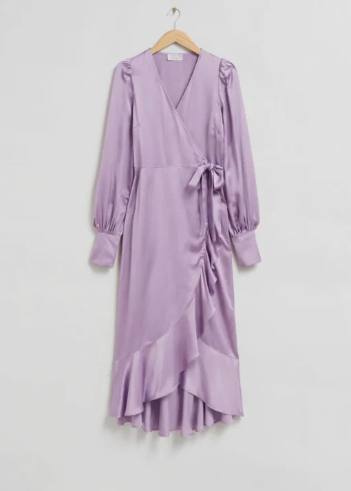 Robe Portefeuille à Volants