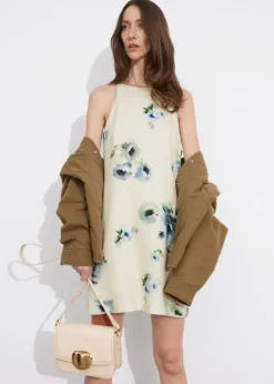 Robe Trapèze En Lin