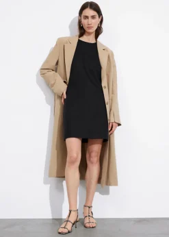 Robe Trapèze En Lin