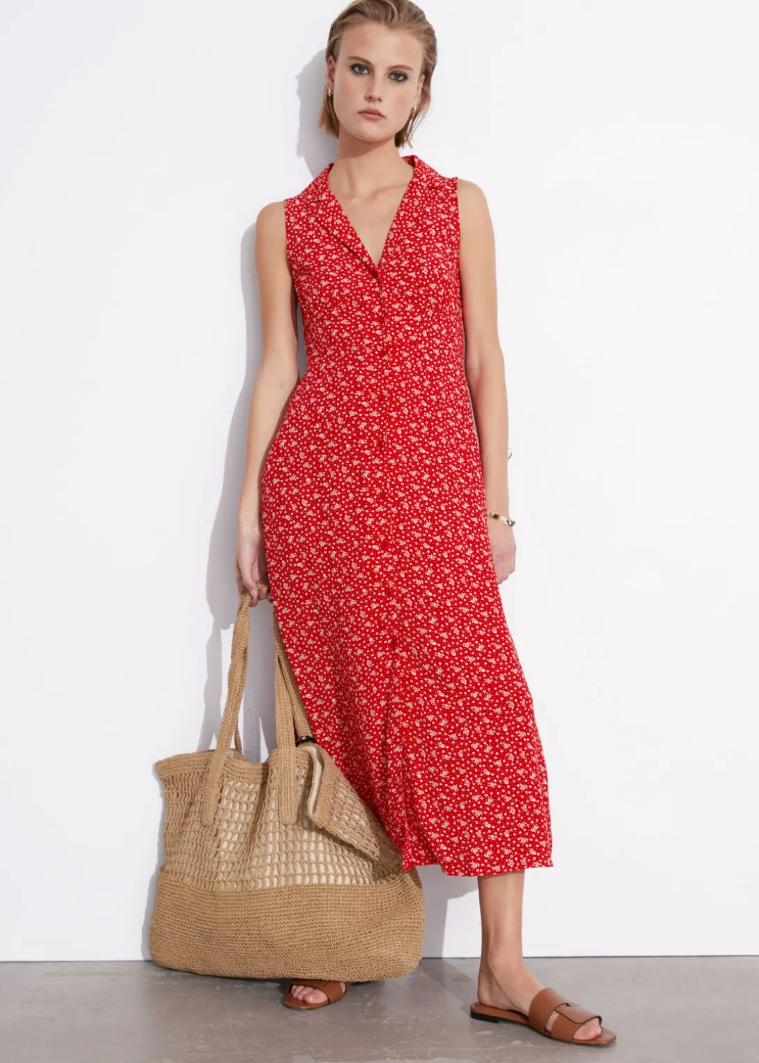 Robe-chemise Midi à Col