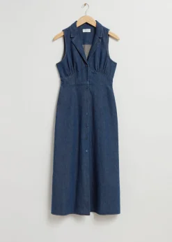 Robe-chemise Midi à Col