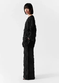 Robe-tunique Courte à Franges