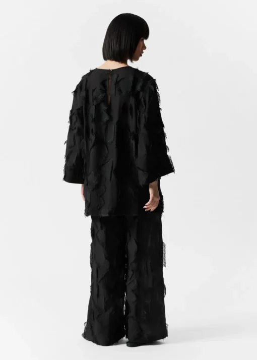 Robe-tunique Courte à Franges