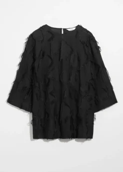 Robe-tunique Courte à Franges