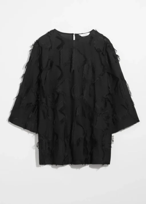 Robe-tunique Courte à Franges