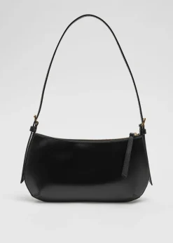 Sac à Bandoulière En Cuir Brillant