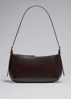 Sac à Bandoulière En Cuir Brillant