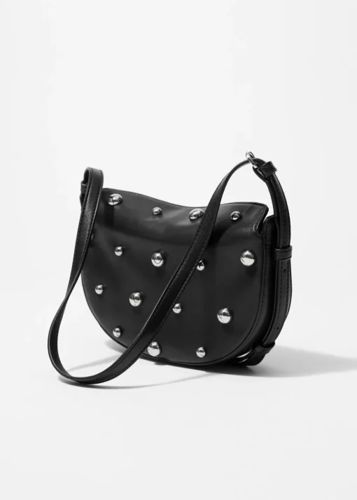 Sac Porté épaule En Cuir Clouté