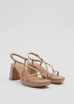 Sandales à Brides En Cuir