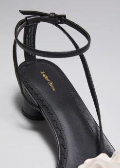 Sandales à Talons En Cuir