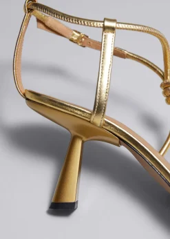 Sandales à Talons Et à Nœuds