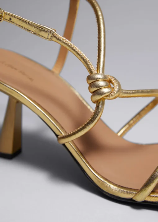 Sandales à Talons Et à Nœuds