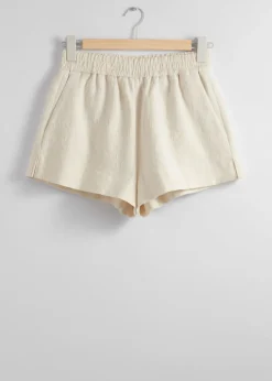 Short à Finition Jacquard
