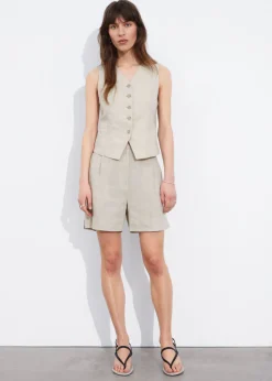 Short Habillé En Lin