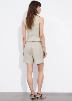 Short Habillé En Lin
