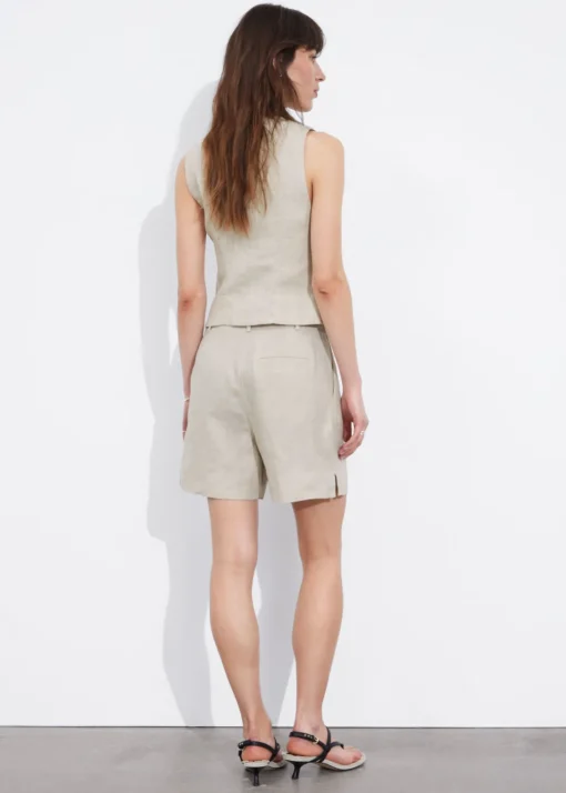 Short Habillé En Lin