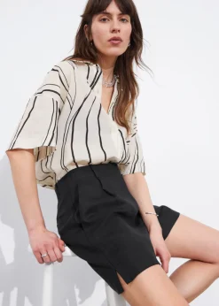 Short Habillé En Lin