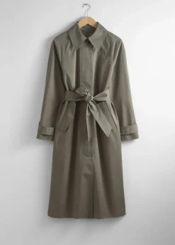 Trench-coat à Boutonnage Simple