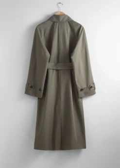 Trench-coat à Boutonnage Simple