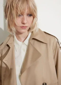 Trench-coat Avec Ceinture à Boucle