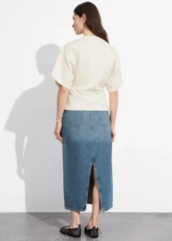 T-shirt à Motifs Floraux Appliqués