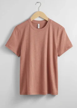 T-shirt En Lin Mélangé