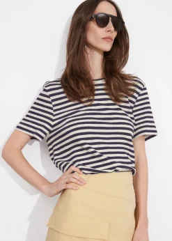 T-shirt En Lin Mélangé