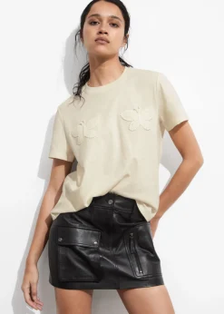 T-shirt En Lin Mélangé
