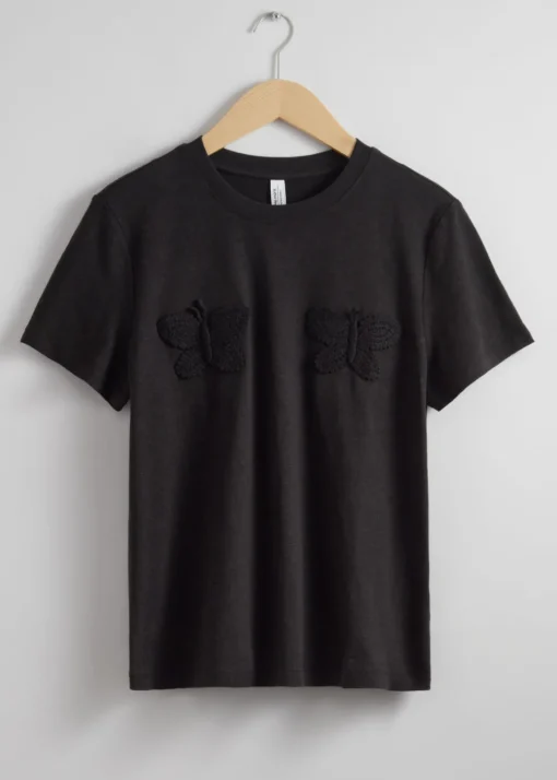 T-shirt En Lin Mélangé