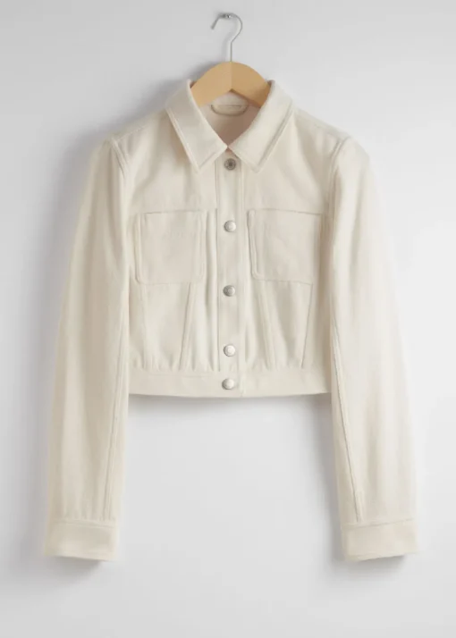 Veste Ajustée à Poches Plaquées