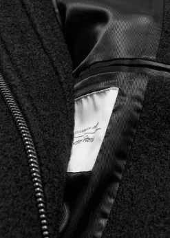 Veste Motard En Laine