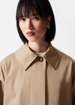 Veste Trois-quarts à Col