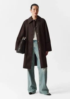 Veste Trois-quarts à Col